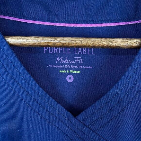 Healing Hands Scrub top - Navy - Medium - Style 2172 Jordan - Picture 3 of 8